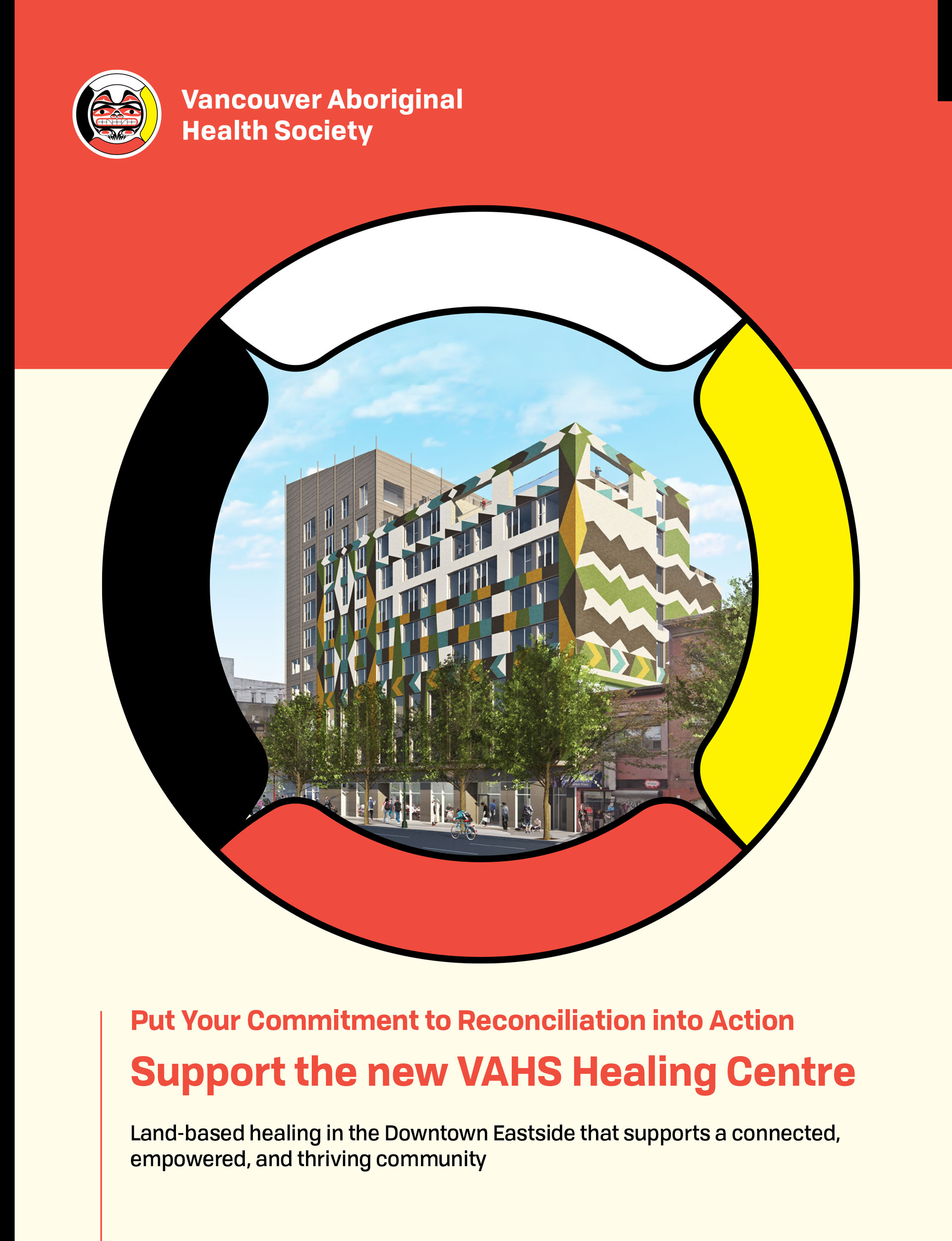 VAHS Healing Centre brochure, page 1, cover